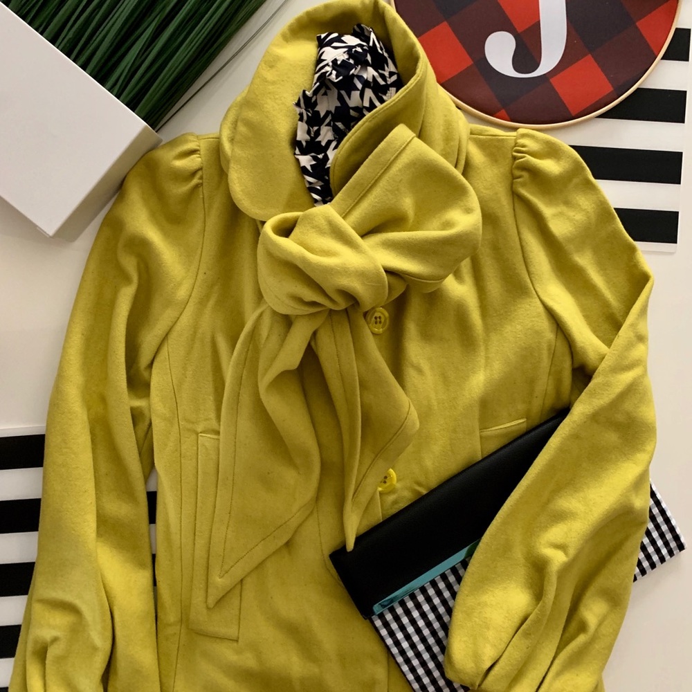 (New) LVL X Scarf Wool Coat